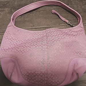 Vintage coach bag pink